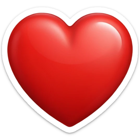 Basic heart sticker