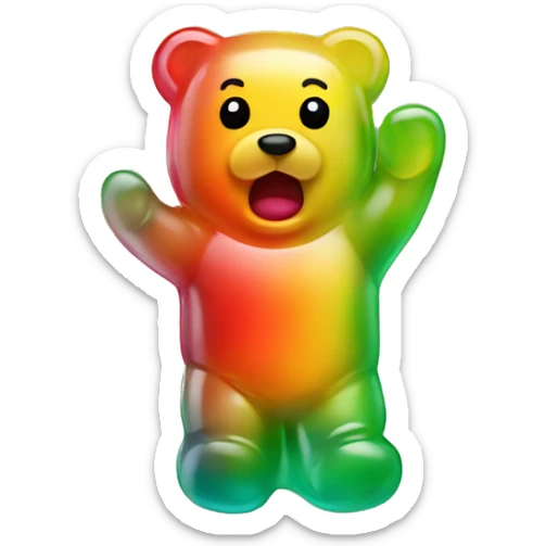 Gummy bear  sticker