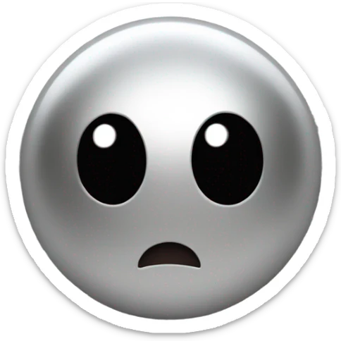 Metal cute black eyes Kirby ball driving on 4 car wheels sticker