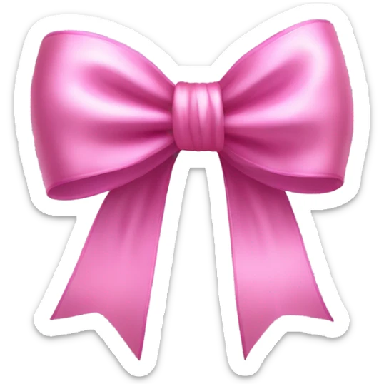 Pink bow  sticker