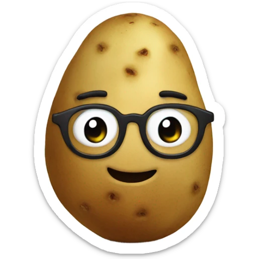 Jewish potato sticker