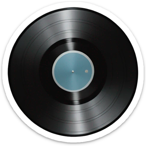 Vinyl record sticker