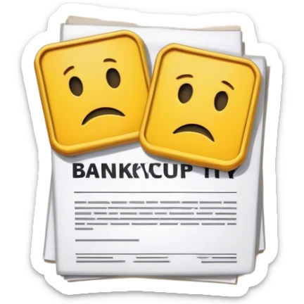 Bankruptcy – Legal process for individuals or businesses unable to repay debts.
 sticker
