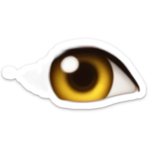 katarina from league of legends red hair eye scar sticker