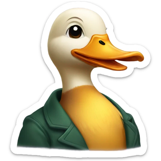 Duck sticker