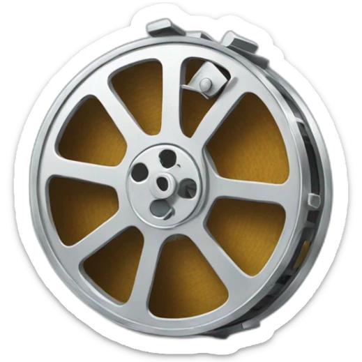 movie reel sticker