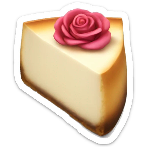 Rosa cheesecake sticker