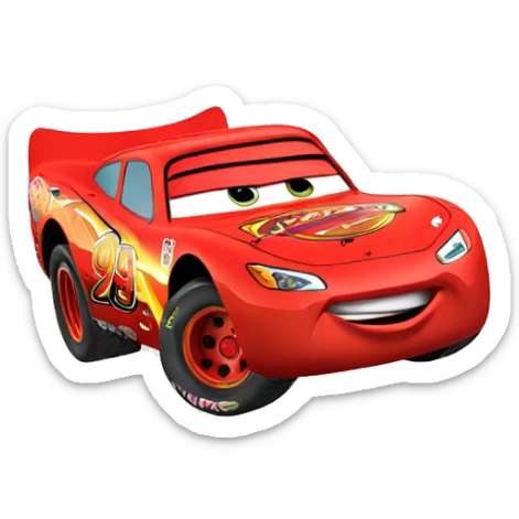 lightning Mcqueen sticker