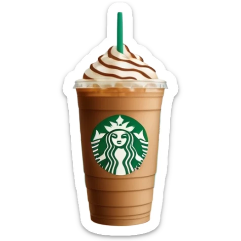 Starbucks iced coffee with Dubai chivalry bar with green filling and burn Khalifa  sticker