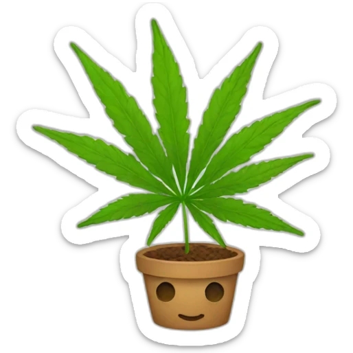 Weed sticker