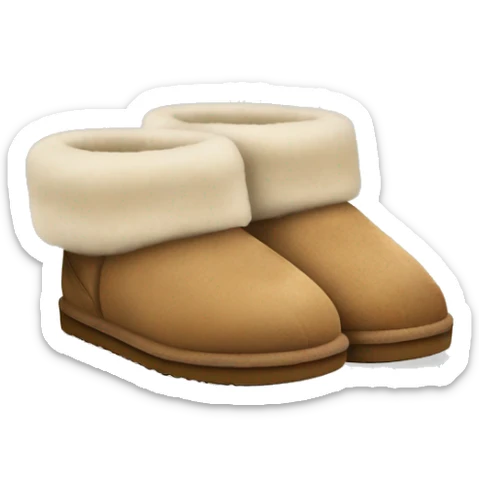 ugg slippers  sticker