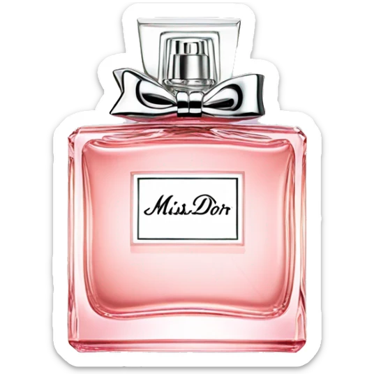 Miss dior perfume sticker