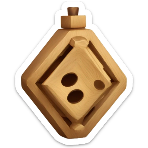 Jewish dreidel a four-sided spinning top, played during the Jewish holiday of Hanukkah sticker