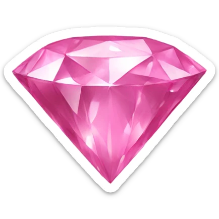 pink diamond sticker