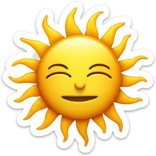 sun sticker