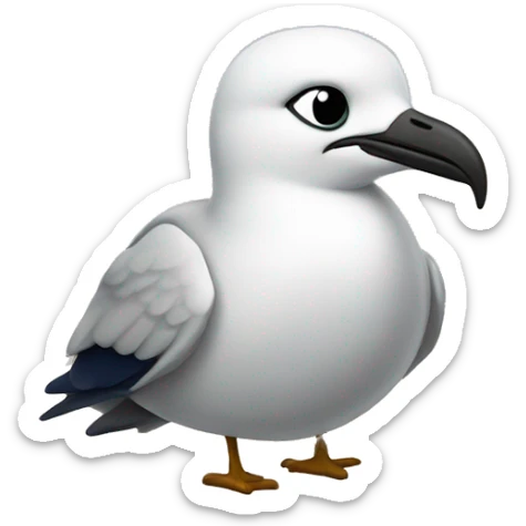 saegull with brigthon´s football club t-shirt sticker