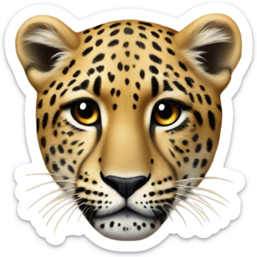 Cuore leopardato sticker