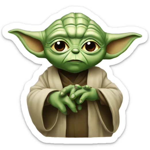 Yoda sticker