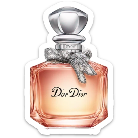 Dior perfume sticker