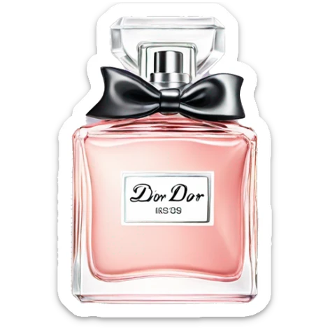 Miss dior perfume sticker
