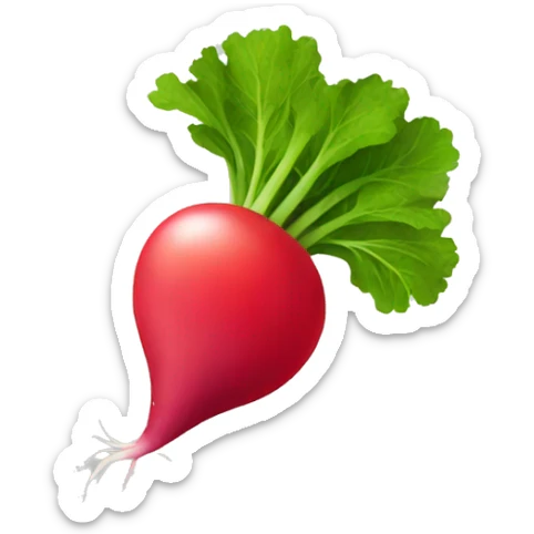 radish sticker