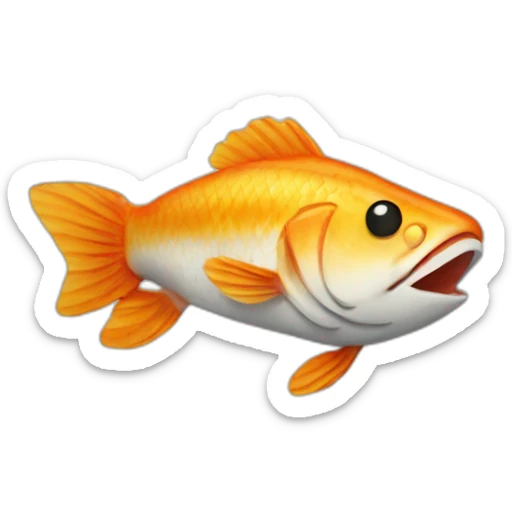 Fish sanswich sticker