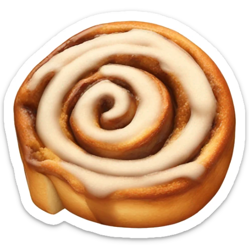 Cinnamon roll sticker