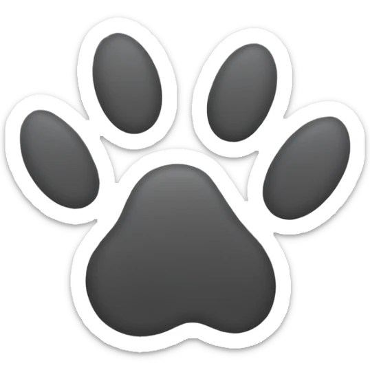 Paw sticker