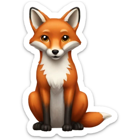 Fox sticker