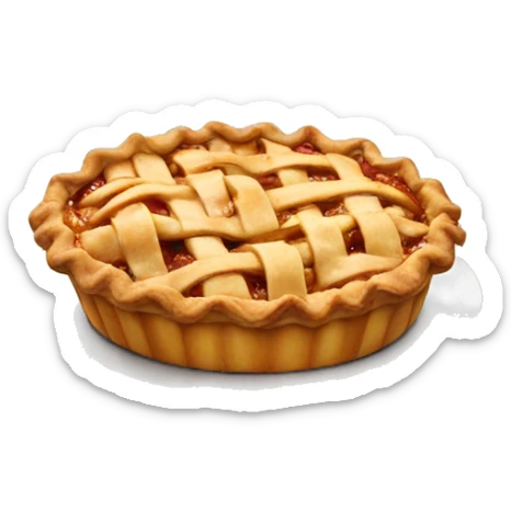 apple pie sticker