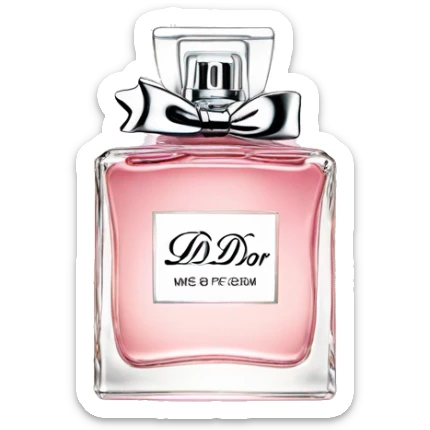 Miss dior perfume sticker