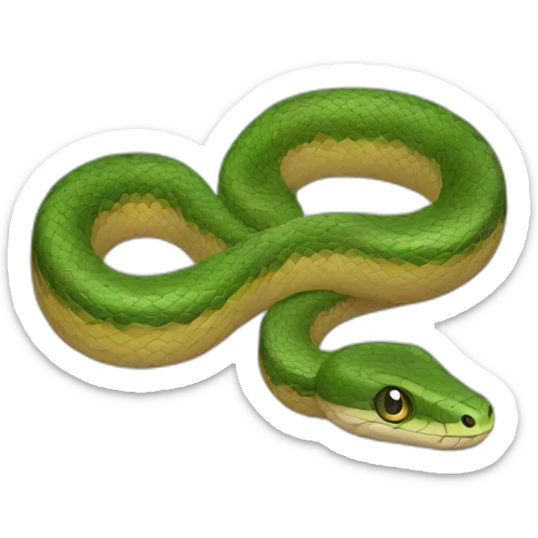 Pocket snake sticker