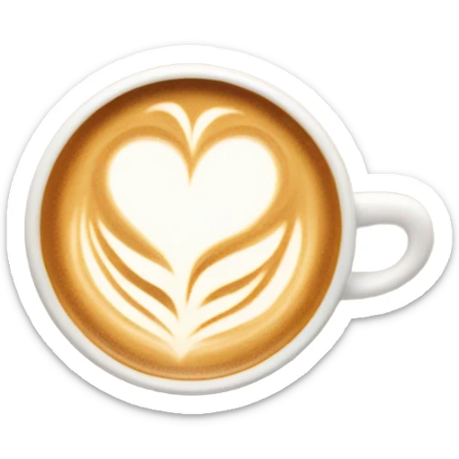 Latte  sticker