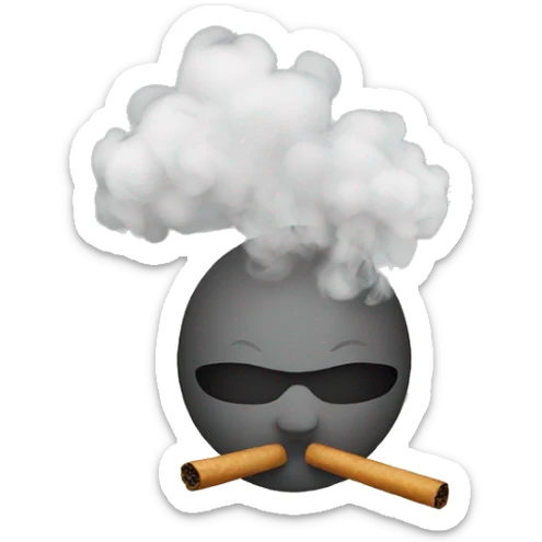 Smoke sticker