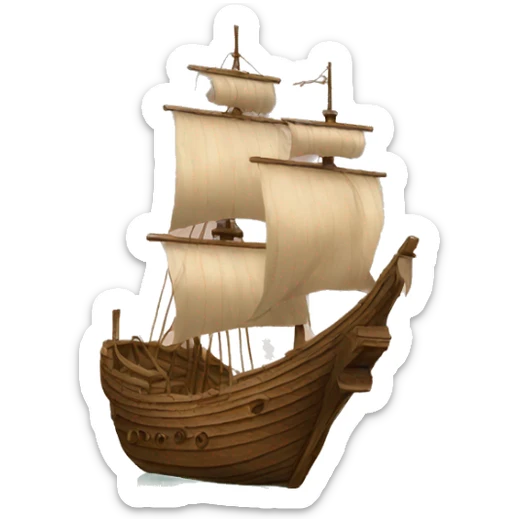 Ancient Ship  sticker