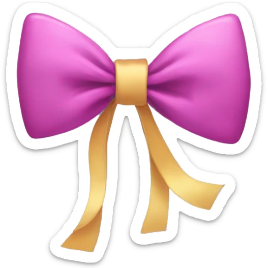 Bow sticker