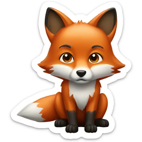 Fox sticker