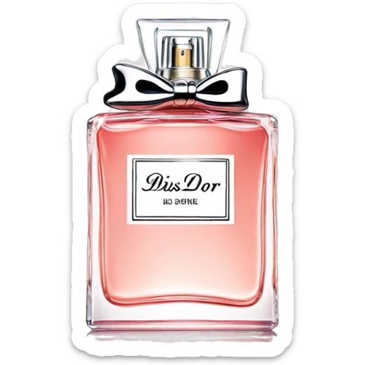 Miss dior perfume sticker