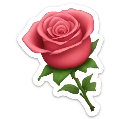 Hard with a rose sticker