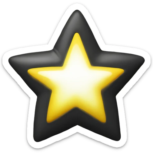 I want  10% filled star with yellow the other 90% to be white and the cover of the star to be yell sticker