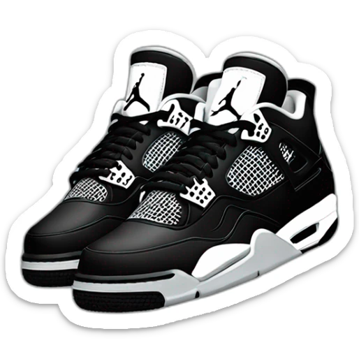 Jordan 4 oreo sticker