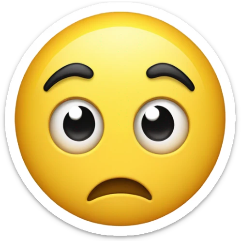 Side eye emoji sticker