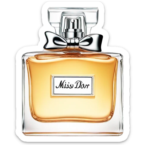 Miss dior perfume sticker