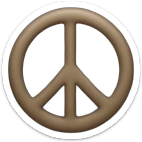Peace sticker