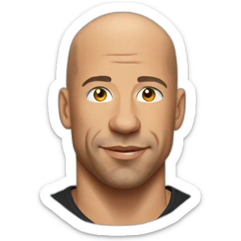 Vin diesel fimily sticker