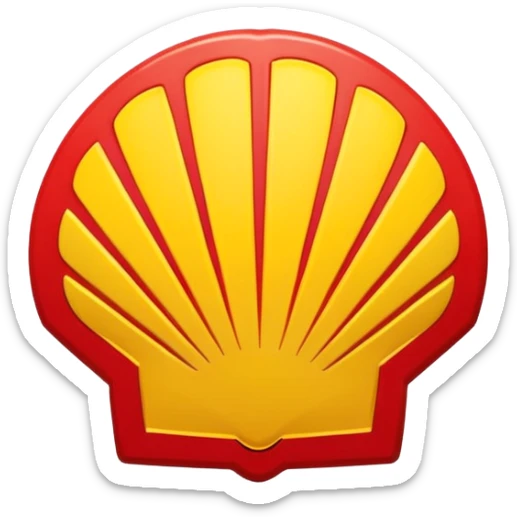 Shell petroleum logo sticker