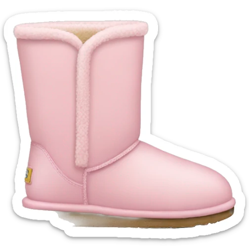 light pink uggs sticker