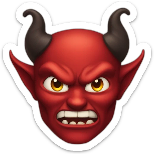 Devil sticker