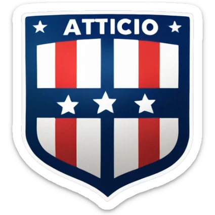 Logo du football club de foot de l’Atletico Madrid sticker