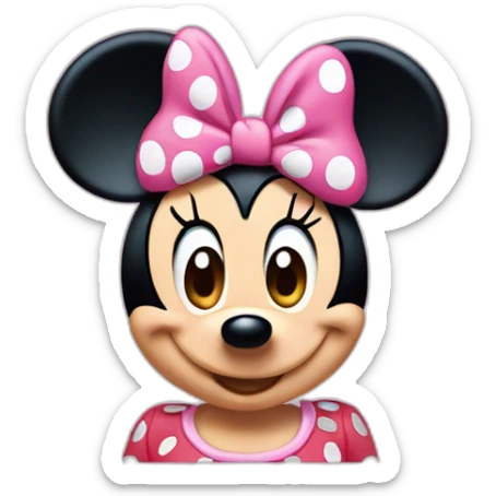 Minnie mouse sticker